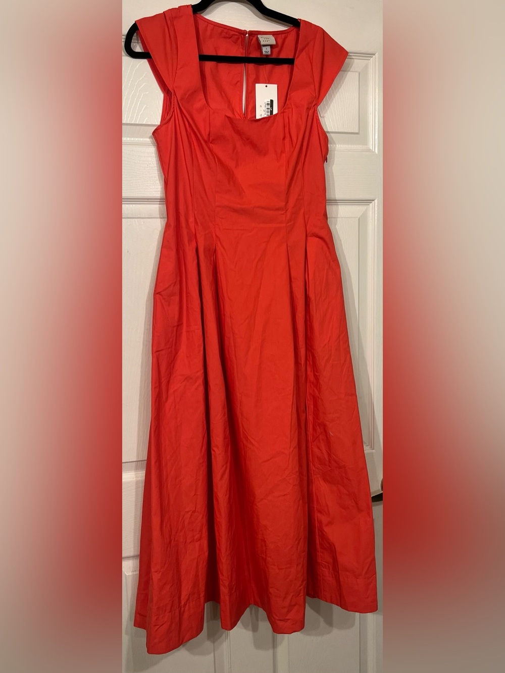 a new day  Coral Square-Neck Midi Dress - Picture 2 of 3